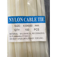 Cable Ties 4.8mm x 650mm 100pcs